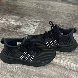 Adidas Black Sneakers Reflective Accents
